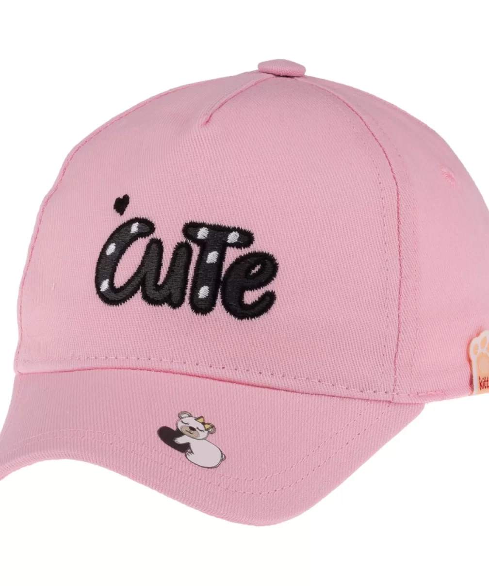 Kitti Bebe Kız Şapka (1-3 Yaş) Y24140-04 Açık Pembe