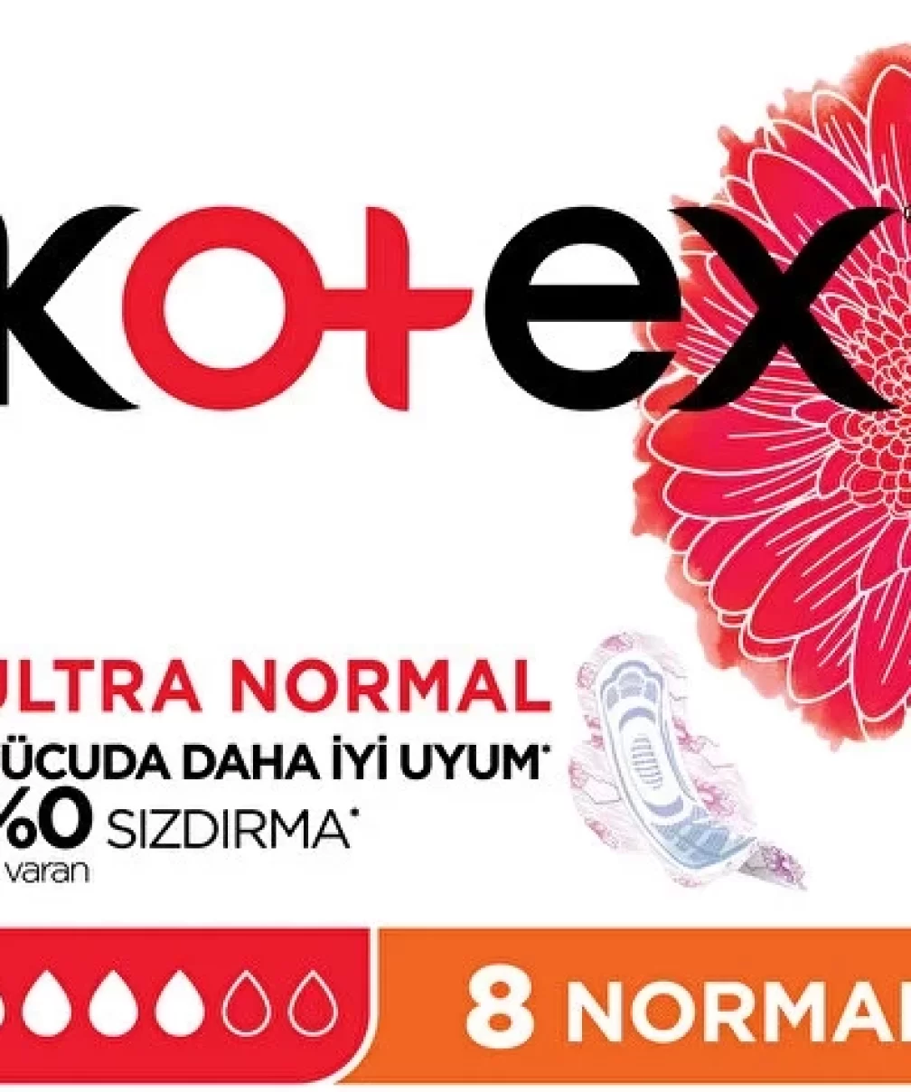 Kotex Ultra Single Normal Ped 8 Adet