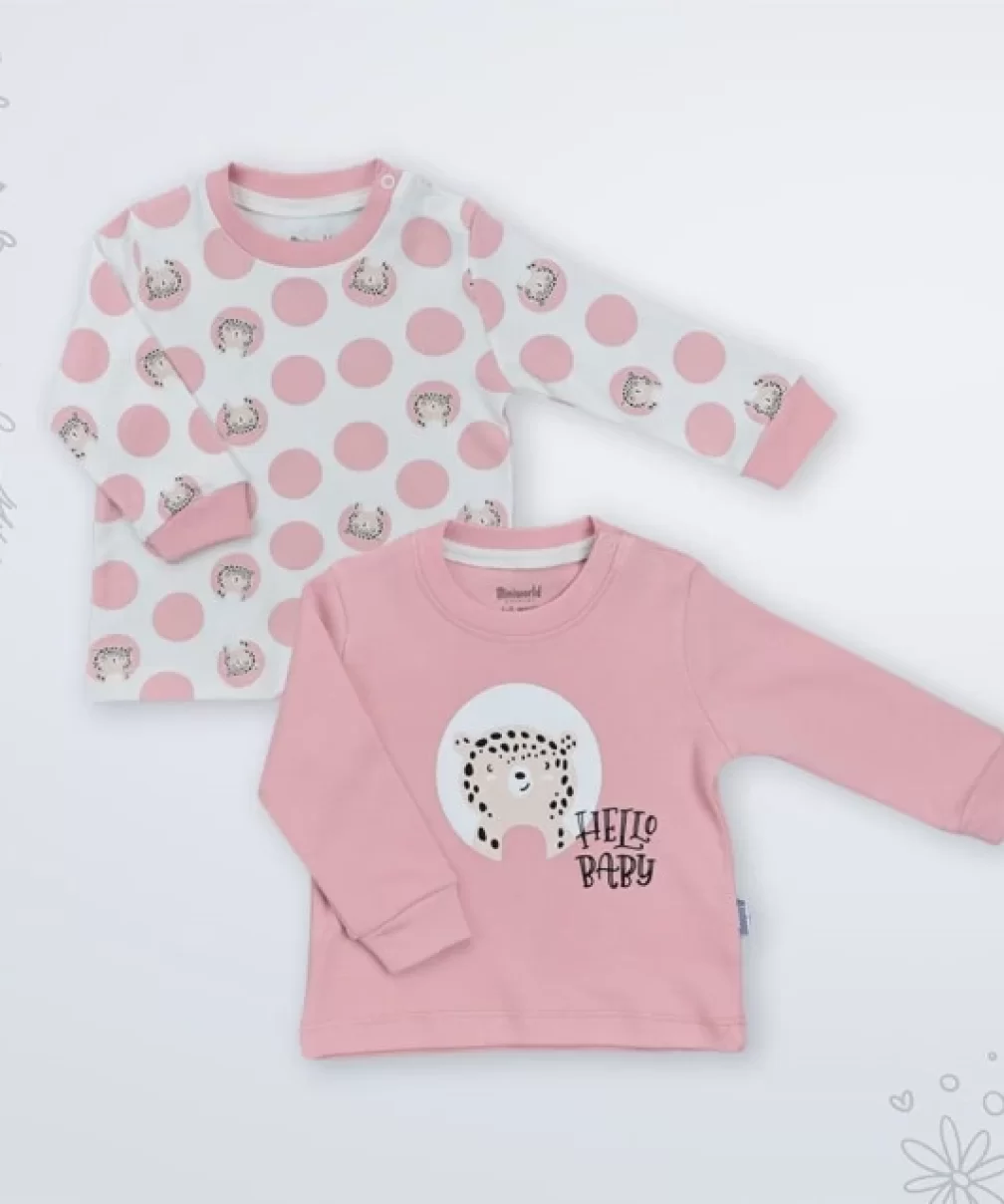 Miniworld 16467 2li Sweatshirt Pembe