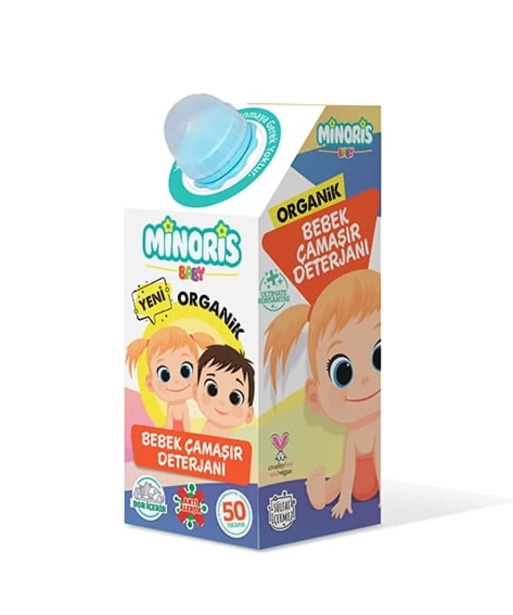 Minoris Baby Organik Antialerjik Bebek Çamaşır Deterjanı 1000ml