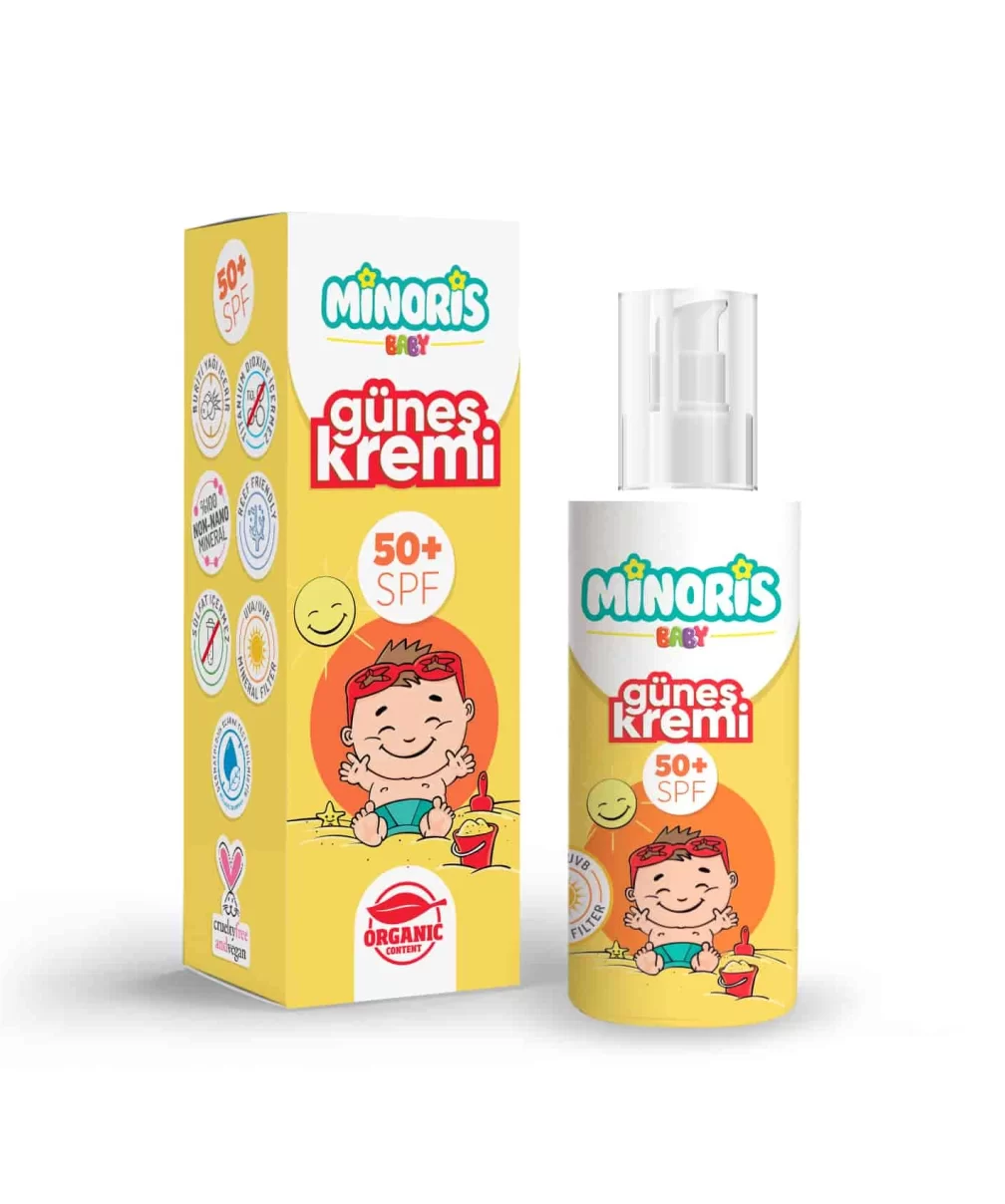 Minoris Baby Organik Güneş Kremi 50 Spf 150ml