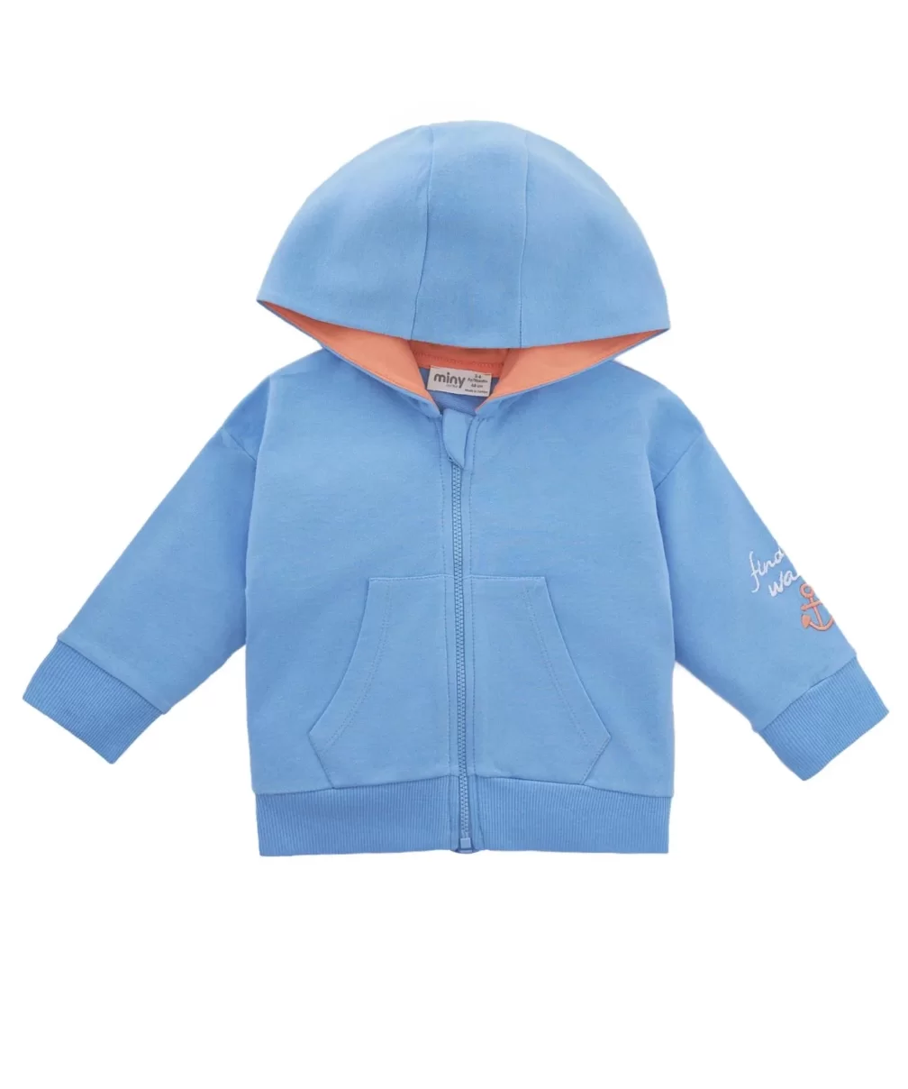 Minycenter Erkek Bebek Sweatshirt 24E008 Mavi