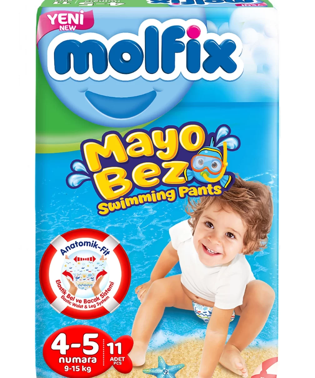 Molfix Mayo Bez 4-5 Beden 9-15 Kg 11 Adet