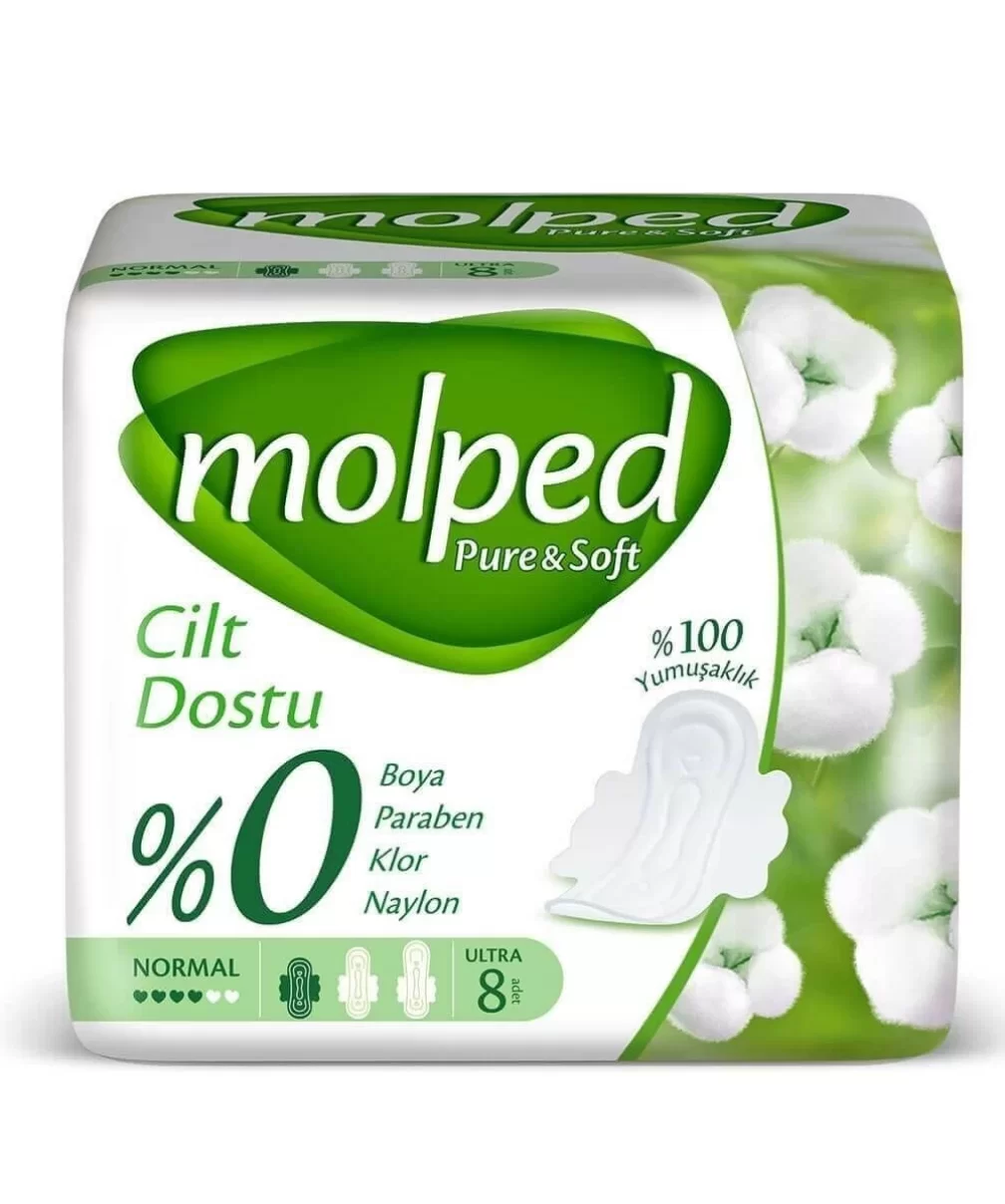 Molped Pure&Soft Normal Ped 8 Adet