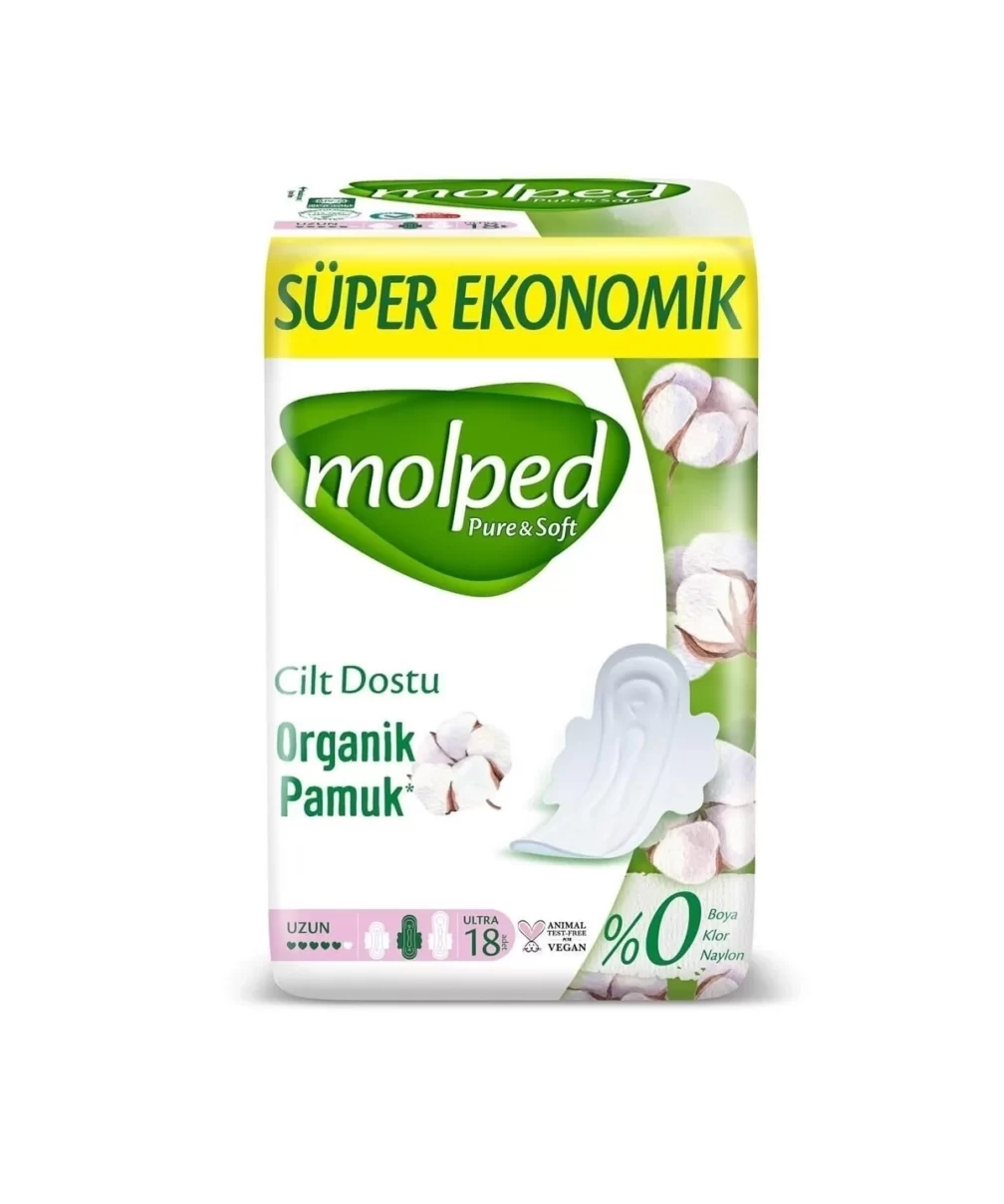 Molped Pure&Soft Ped Uzun Süper Eko 18 Adet