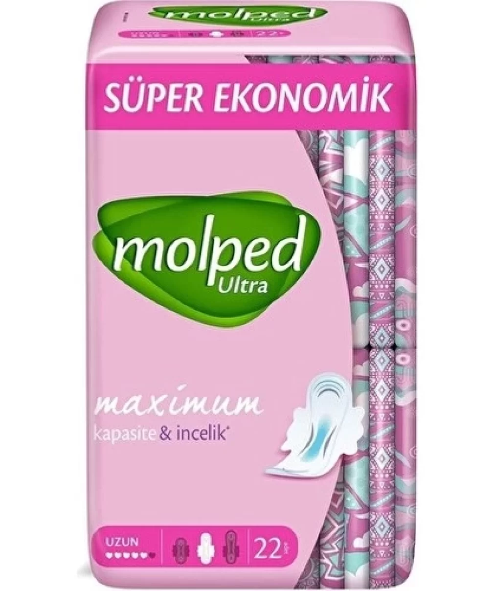 Molped Ultra Uzun Ped Süper Eko 22 Adet