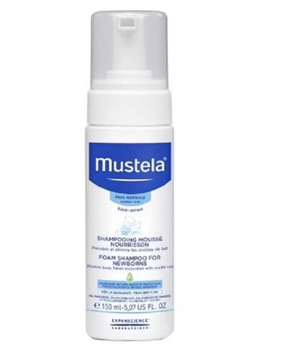 Mustela Yeni Doğan Konak Önleyici Köpük Şampuan 150 ml