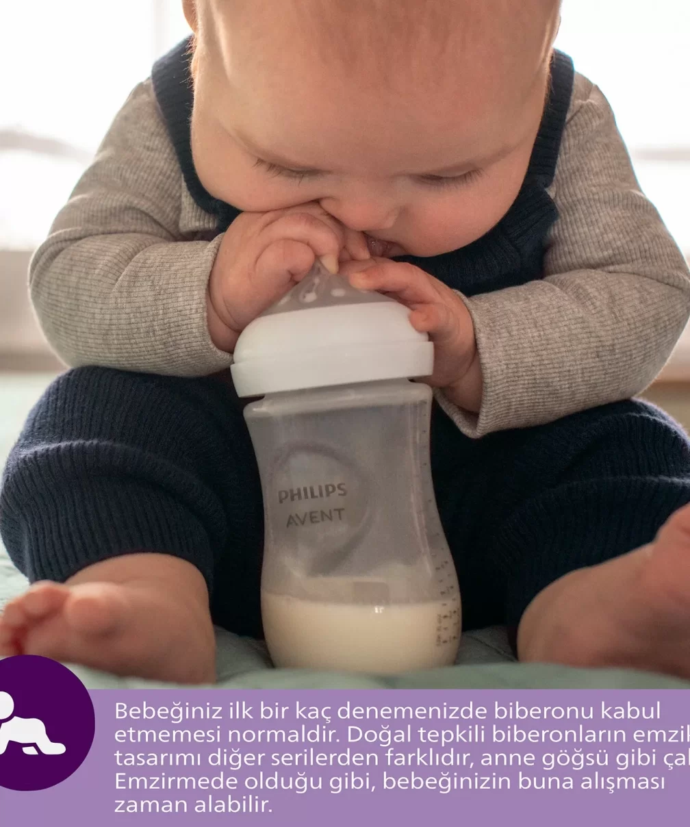 Philips Avent Doğal Tepkili Natural Response 2Li Biberon Emziği No:2 0+ Ay