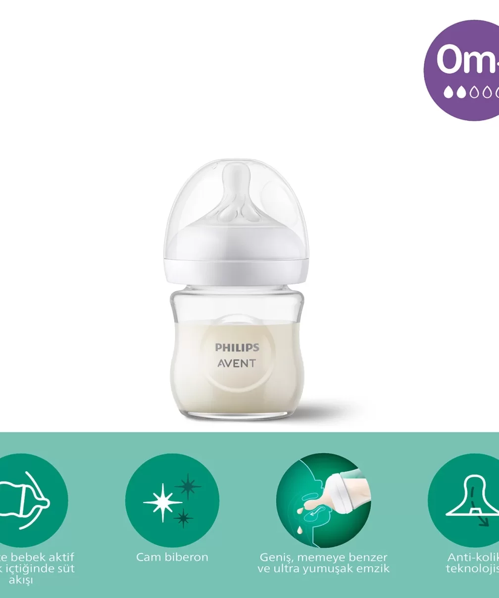 Philips Avent Doğal Tepkili Natural Response Cam Biberon 120 ml 0+ Ay