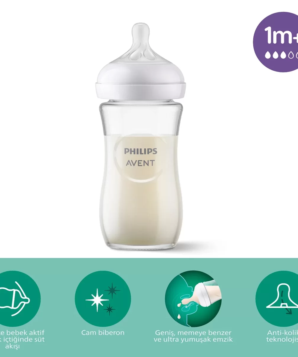 Philips Avent Doğal Tepkili Natural Response Cam Biberon 240 ml 1+ Ay