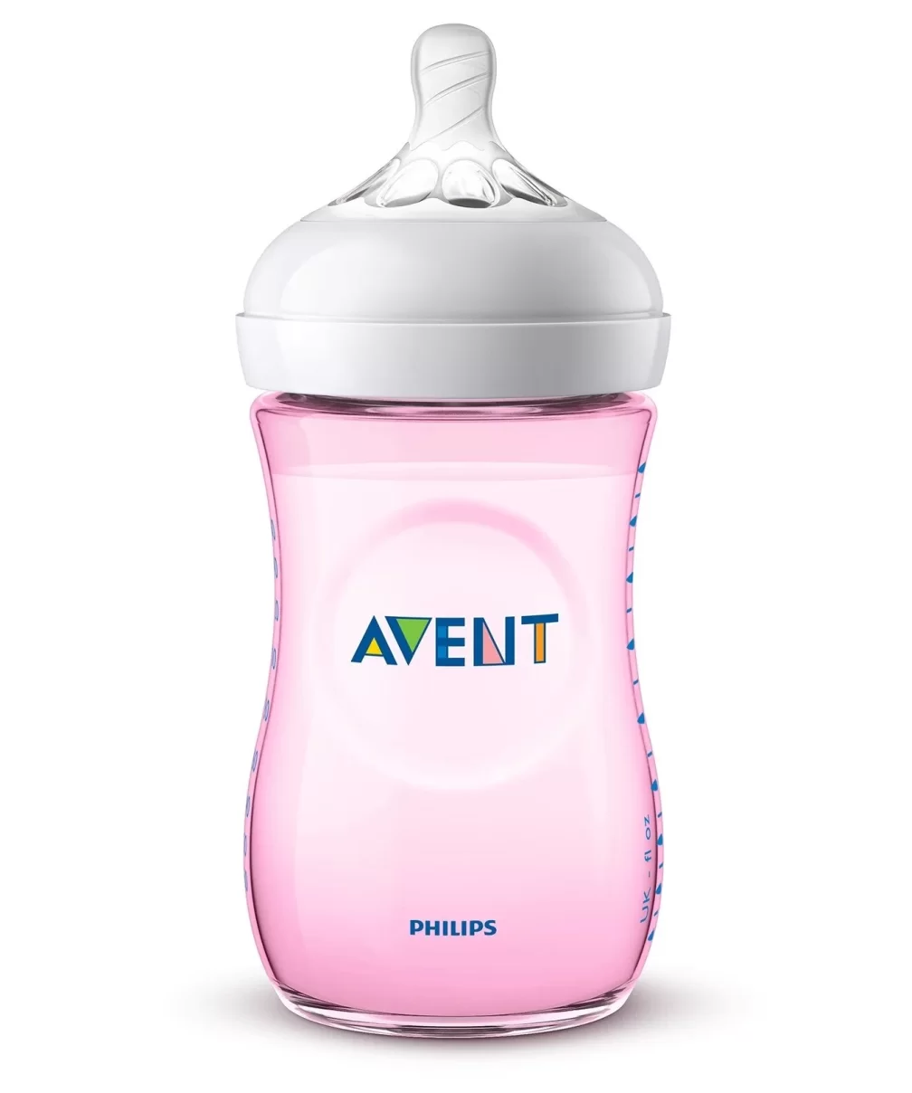 Philips Avent Natural PP Biberon 260ml Pembe