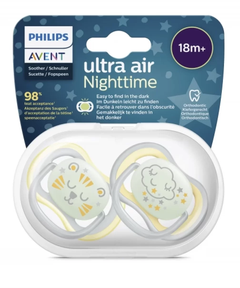 Philips Avent Ultra Air Gece Emziği 18+ Ay