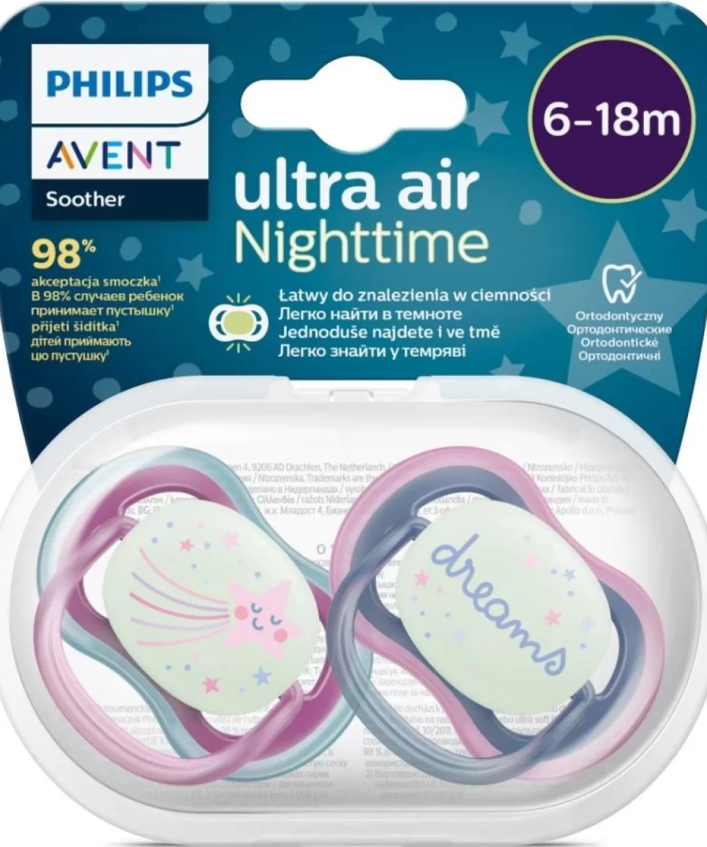 Philips Avent Ultra Air Gece Emzik 6-18 Ay Kız