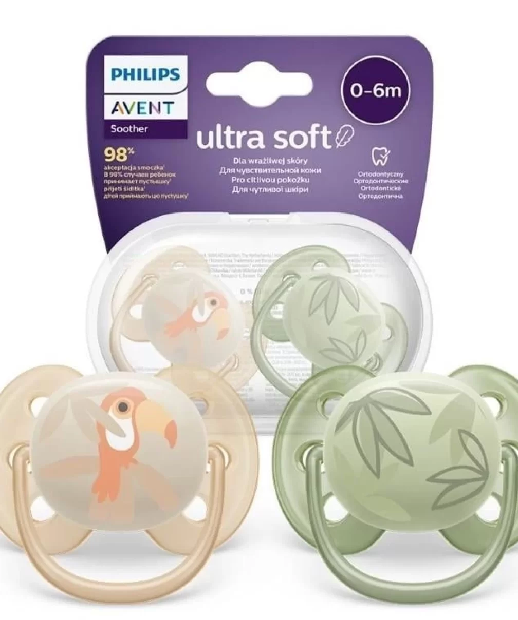 Philips Avent Ultra Yumuşak Emzik 0-6 Ay Erkek