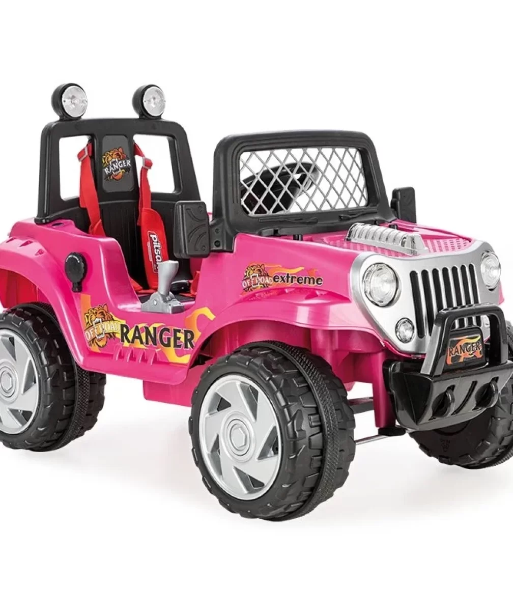 Pilsan Ranger Uzaktan Kumandalı Akülü Araba 12 Volt 05-107 Metalik Pembe