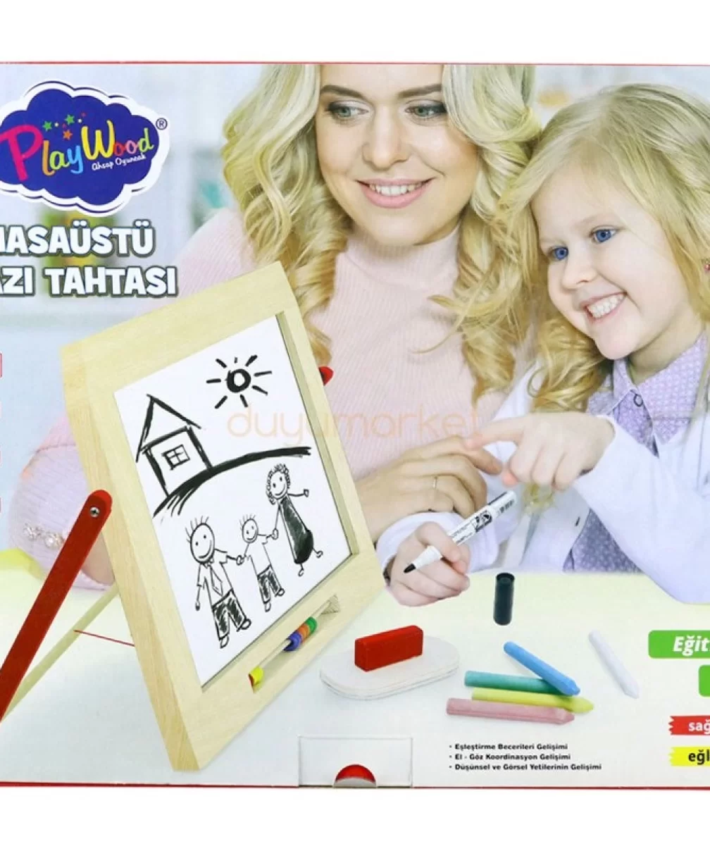 PlayWood Ahşap Masa Üstü Yazı Tahtası 385