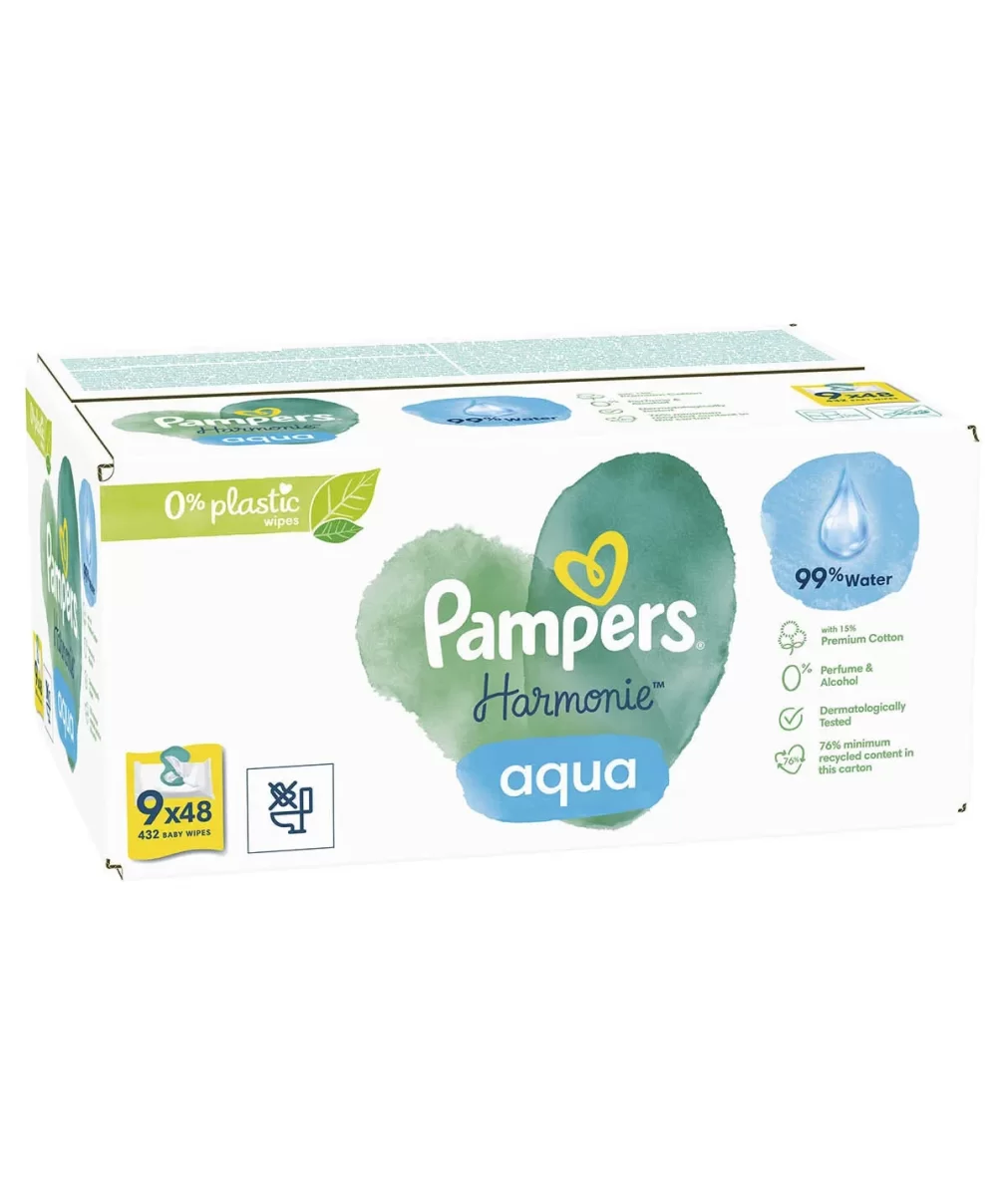 Prima Aqua Pure Islak Havlu Mendil 9lu 432 Yaprak