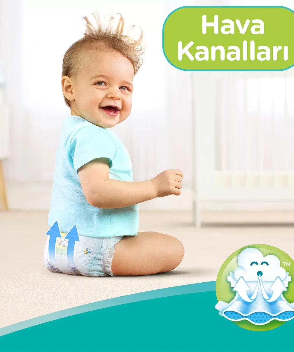 Prima Bebek Bezi Aktif Bebek Standart Paket 1 Beden 44 Adet