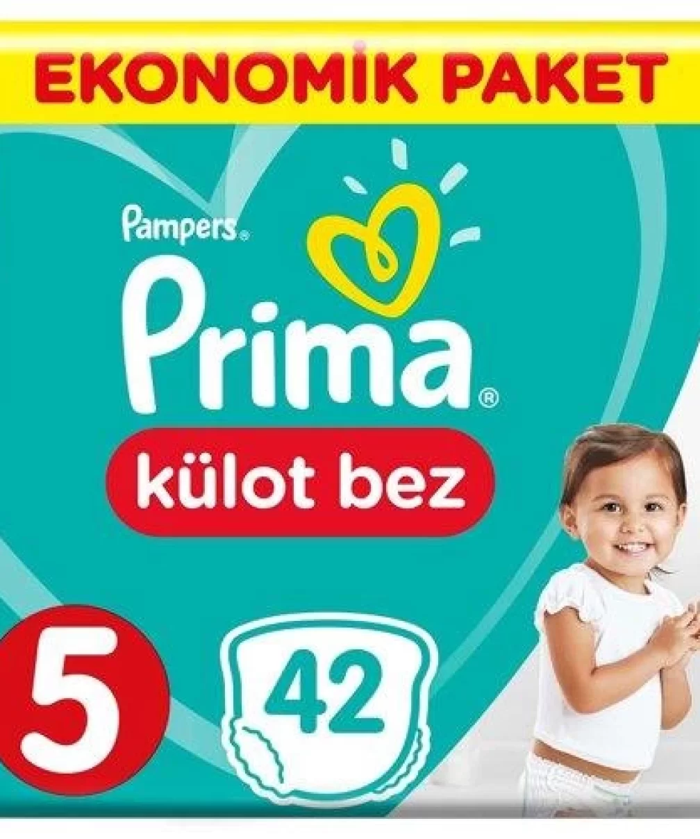 Prima Külot Bebek Bezi Eko Paket 5 Beden 42 Adet