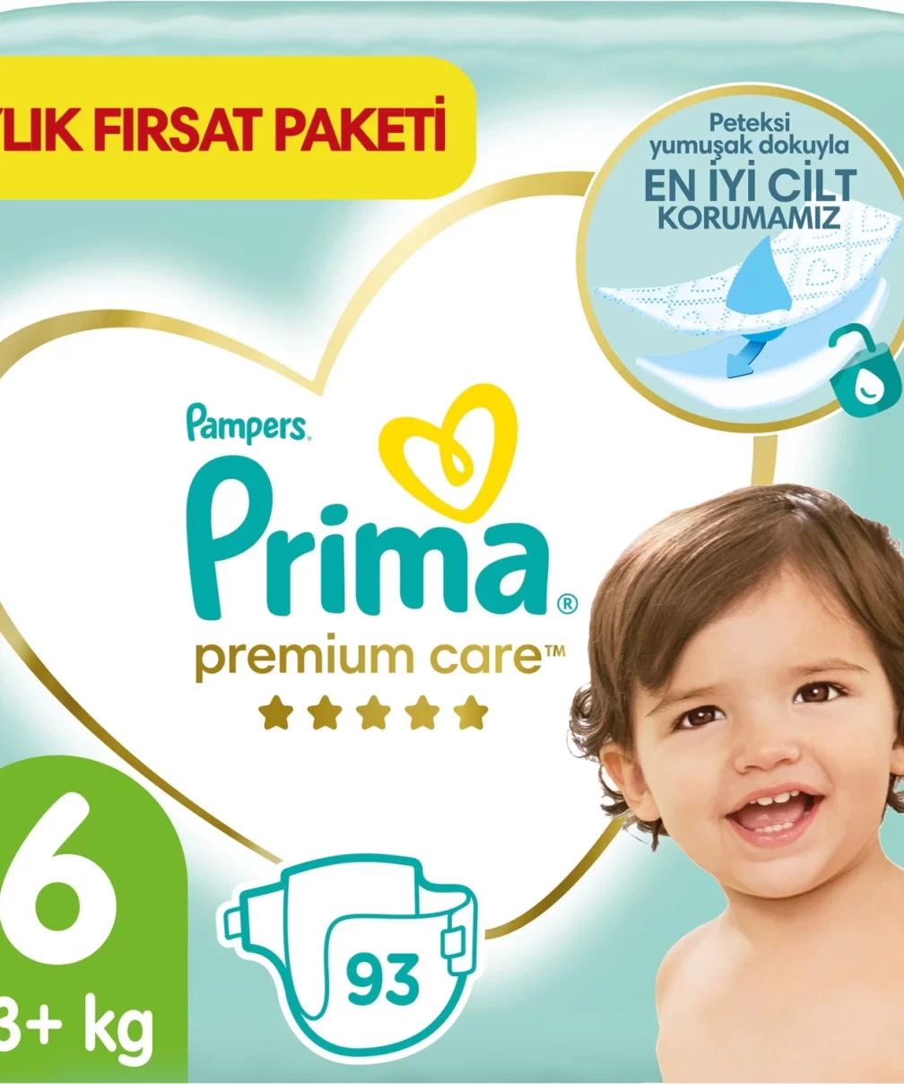 Prima Premium Care Aylık Fırsat Paketi 6 Beden 93 Adet