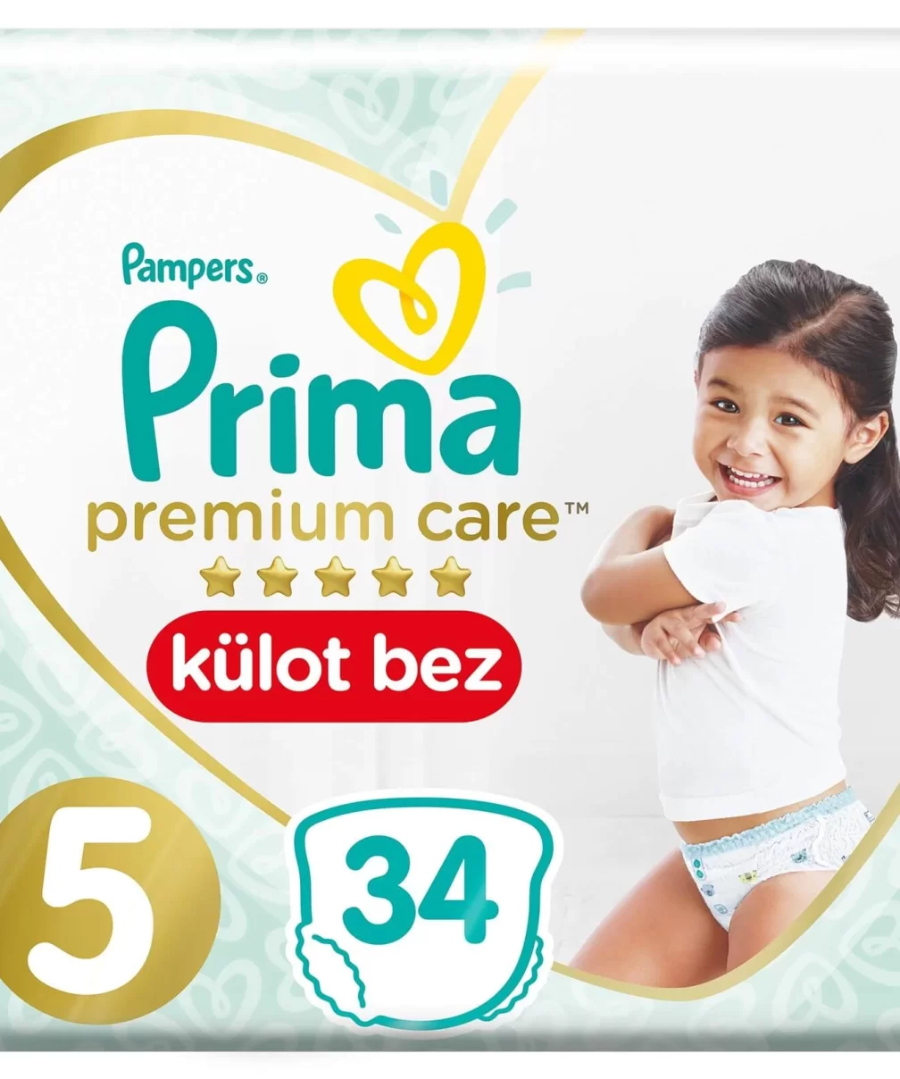 Prima Premium Care Külot Bebek Bezi 5 Beden 34 Adet