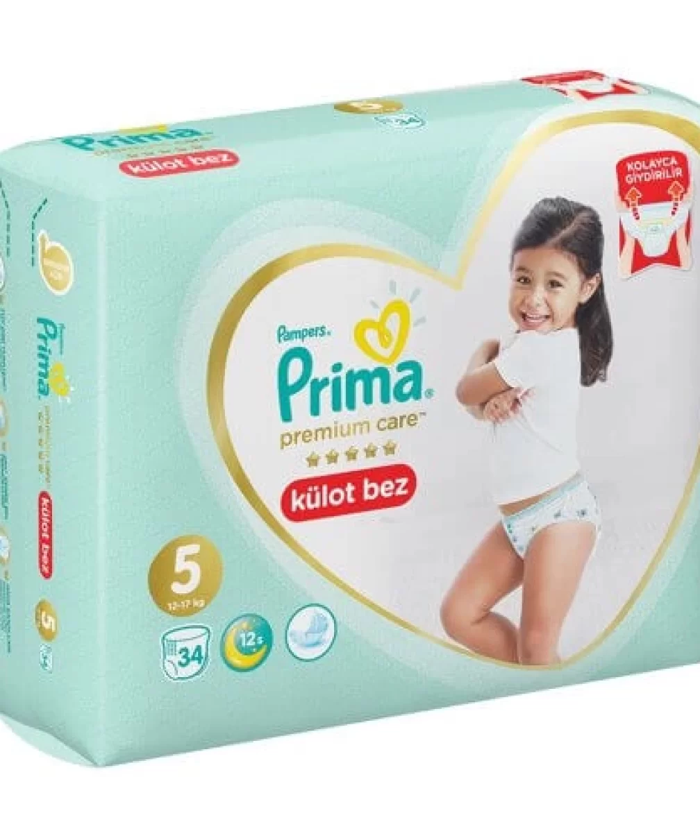 Prima Premium Care Külot Bebek Bezi 5 Beden 34 Adet