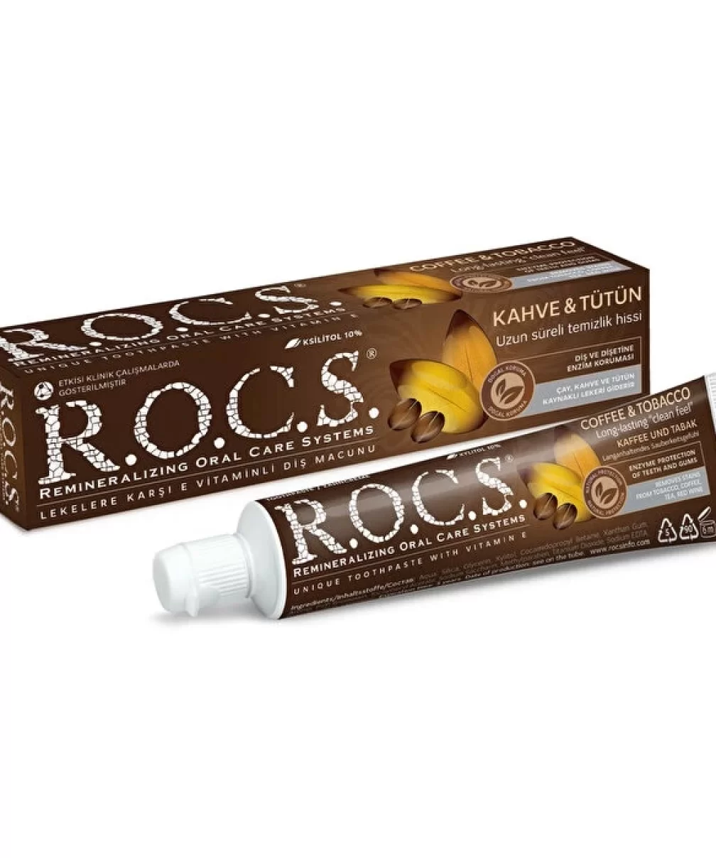 R.O.C.S.Kahve ve Tütün Lekelerine Karşı Diş Macunu 60ml