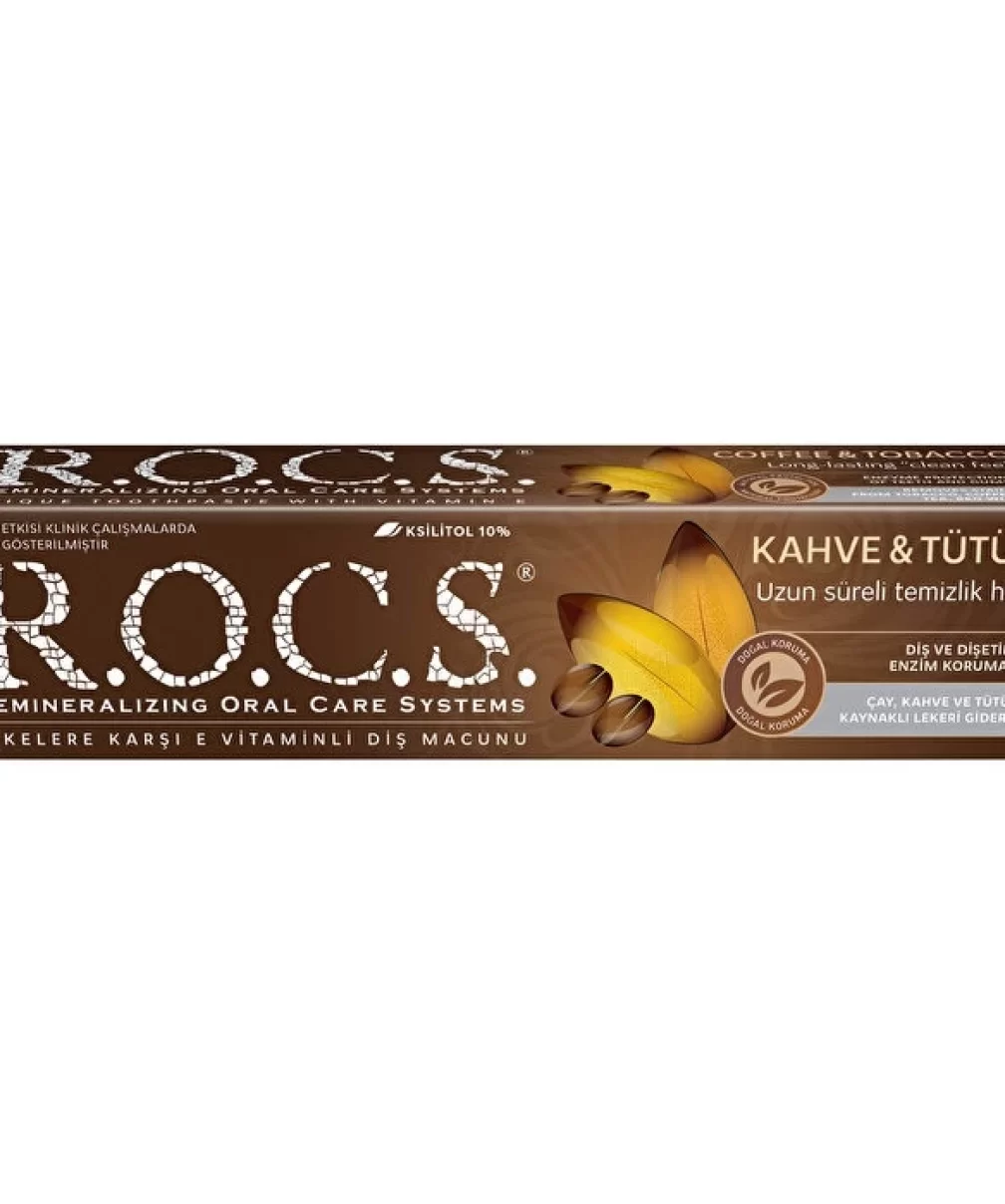 R.O.C.S.Kahve ve Tütün Lekelerine Karşı Diş Macunu 60ml