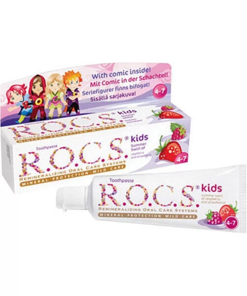 R.O.C.S.Kids Diş Macunu 35ml 4-7 Yaş Ahududu