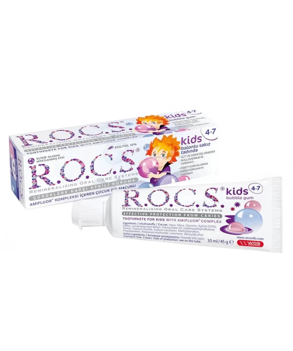 R.O.C.S.Kids Diş Macunu 35ml 4-7 Yaş Sakız