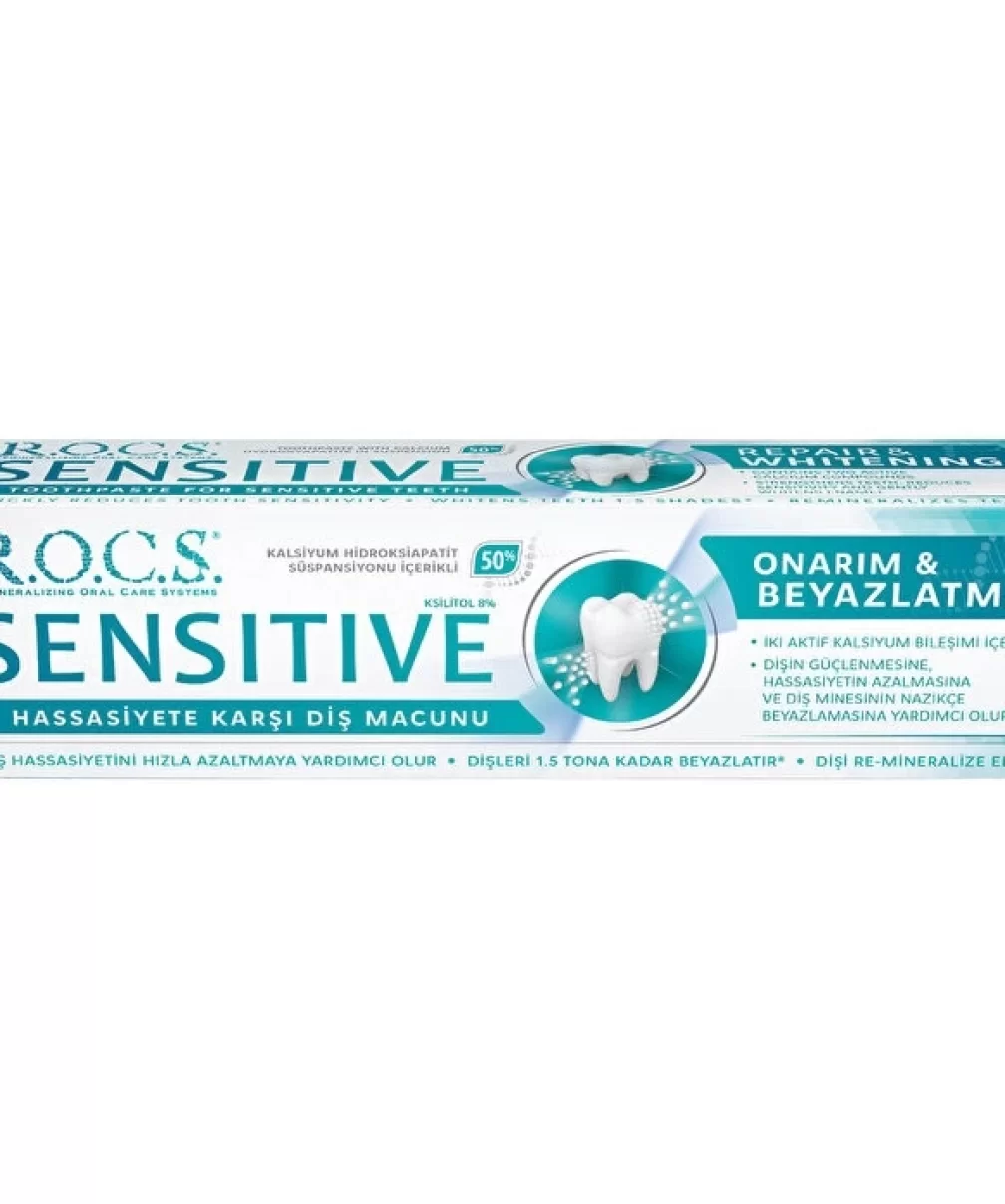 R.O.C.S.Sensitive Onarım ve Beyazlatma Hassas Diş Macunu 75ml