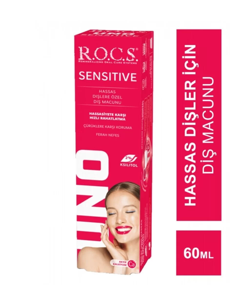 R.O.C.S.Uno Sensitive Hassas Dişlere Özel Diş Macunu 60 ml