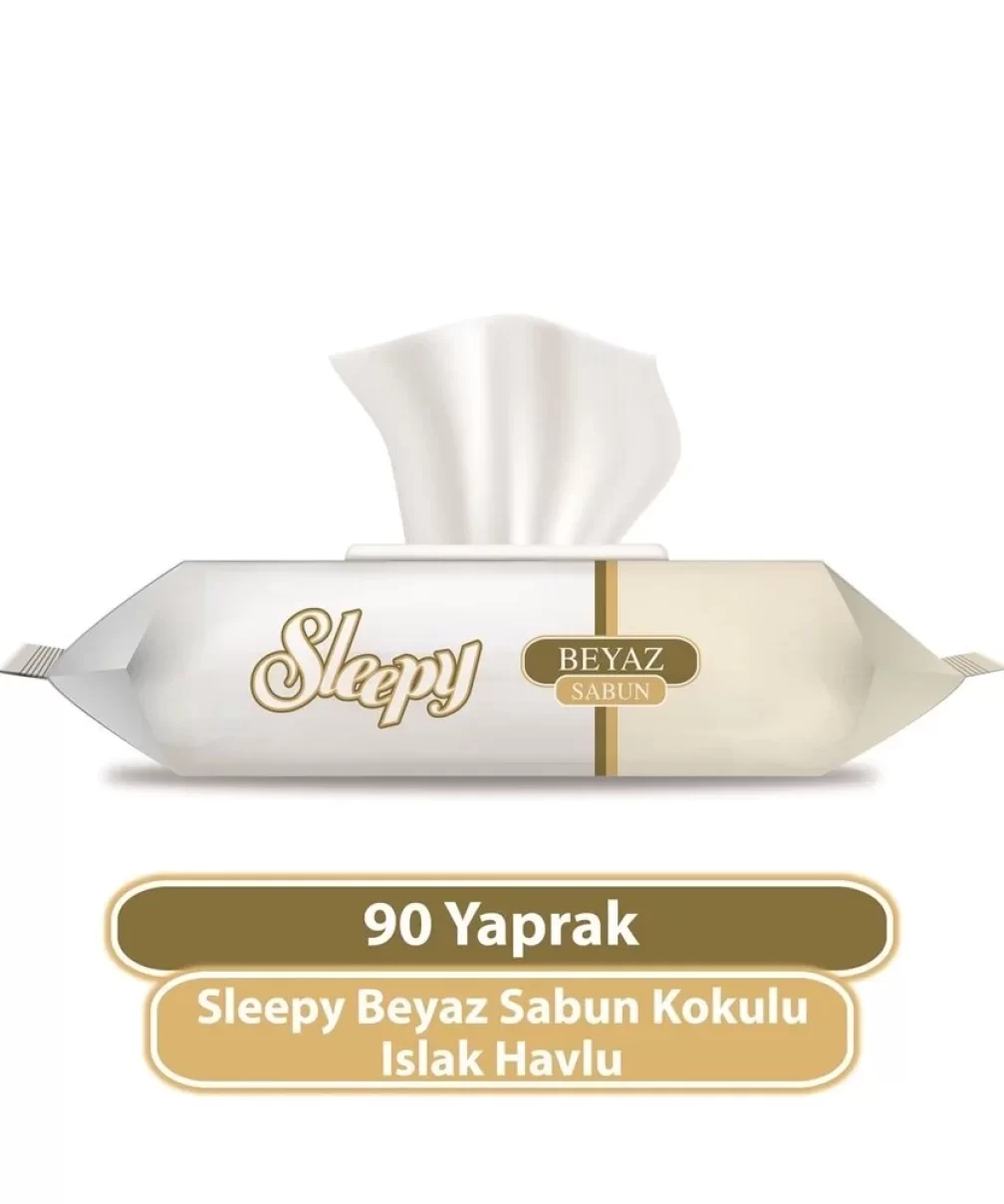 Sleepy Beyaz Sabun Kokulu Islak Havlu Mendil 90 Adet