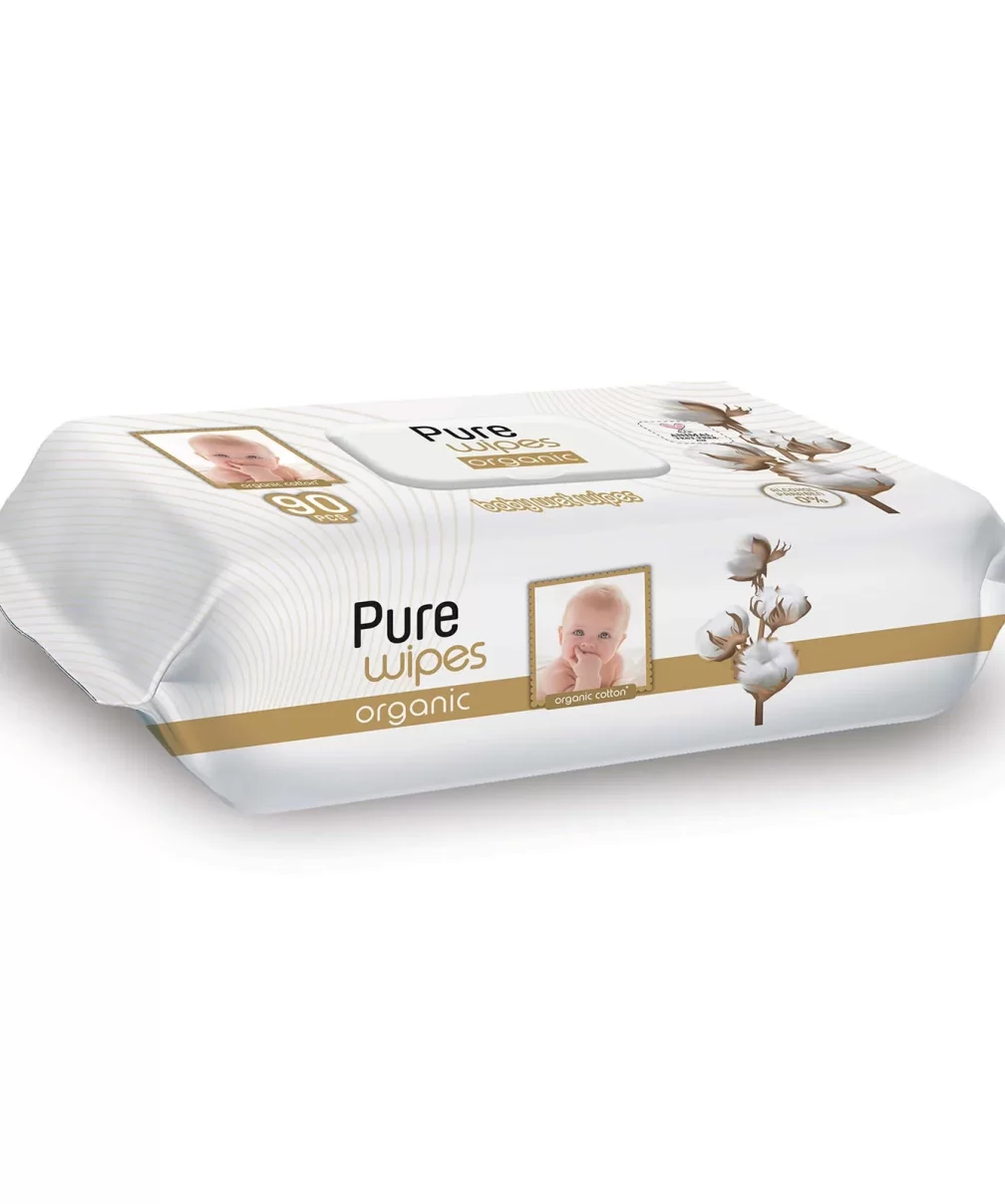 Sleepy Pure Baby Organic Pamuk Islak Mendil 90 Adet