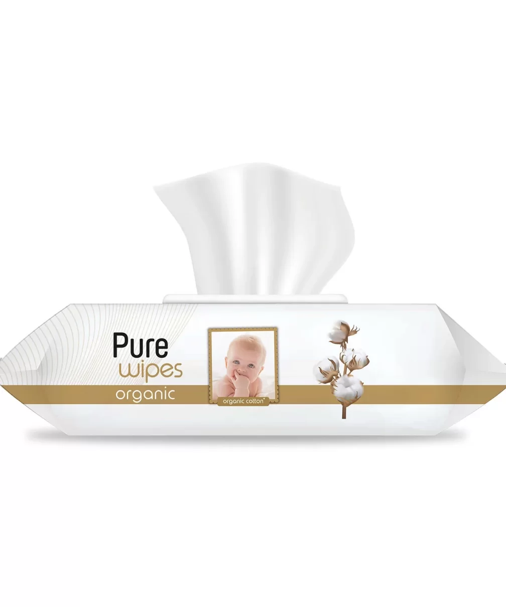 Sleepy Pure Baby Organic Pamuk Islak Mendil 90 Adet