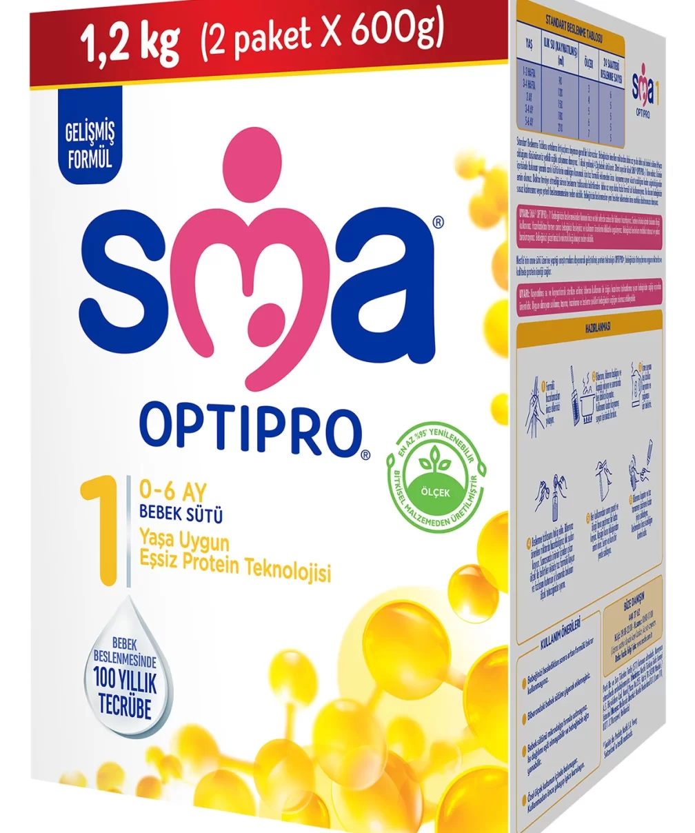 SMA Optipro Probiyotik 1 Bebek Devam Sütü 0-6 Ay 1200 Gr