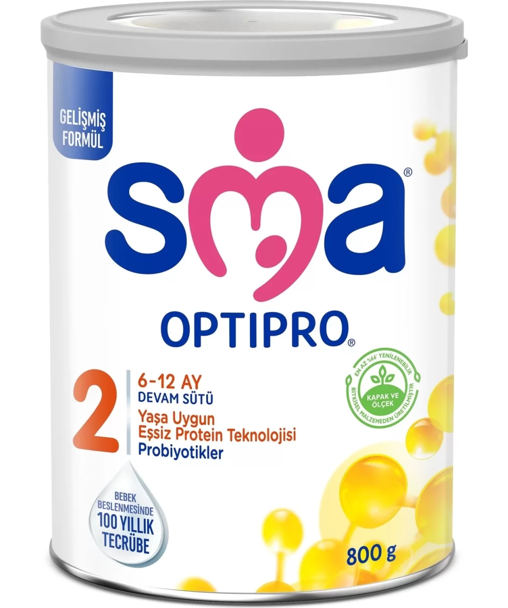 SMA Optipro Probiyotik 2 Bebek Devam Sütü 6-12 Ay 800 Gr