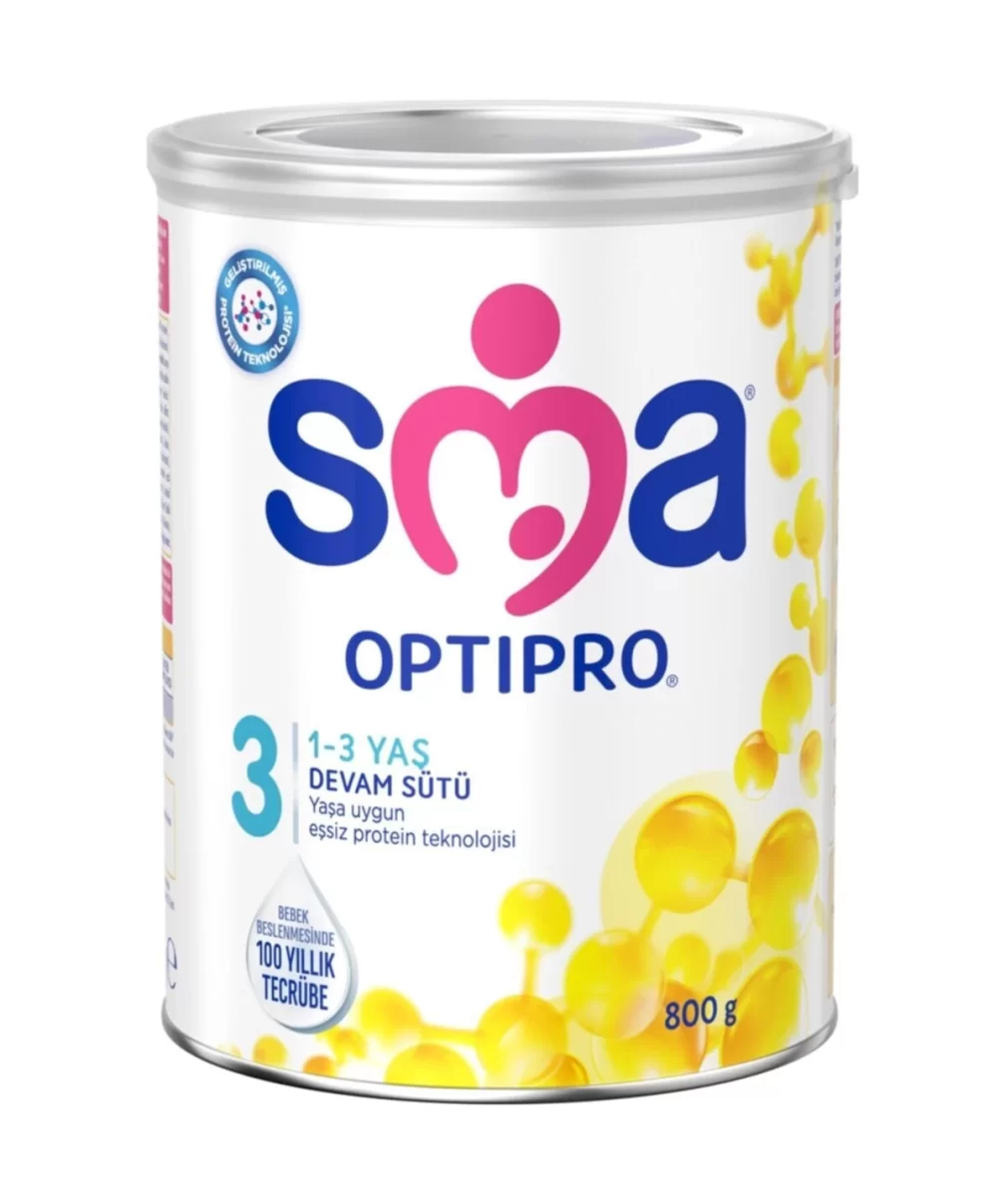 SMA Optipro Probiyotik 3 Bebek Devam Sütü 1-3 Yaş 800 Gr