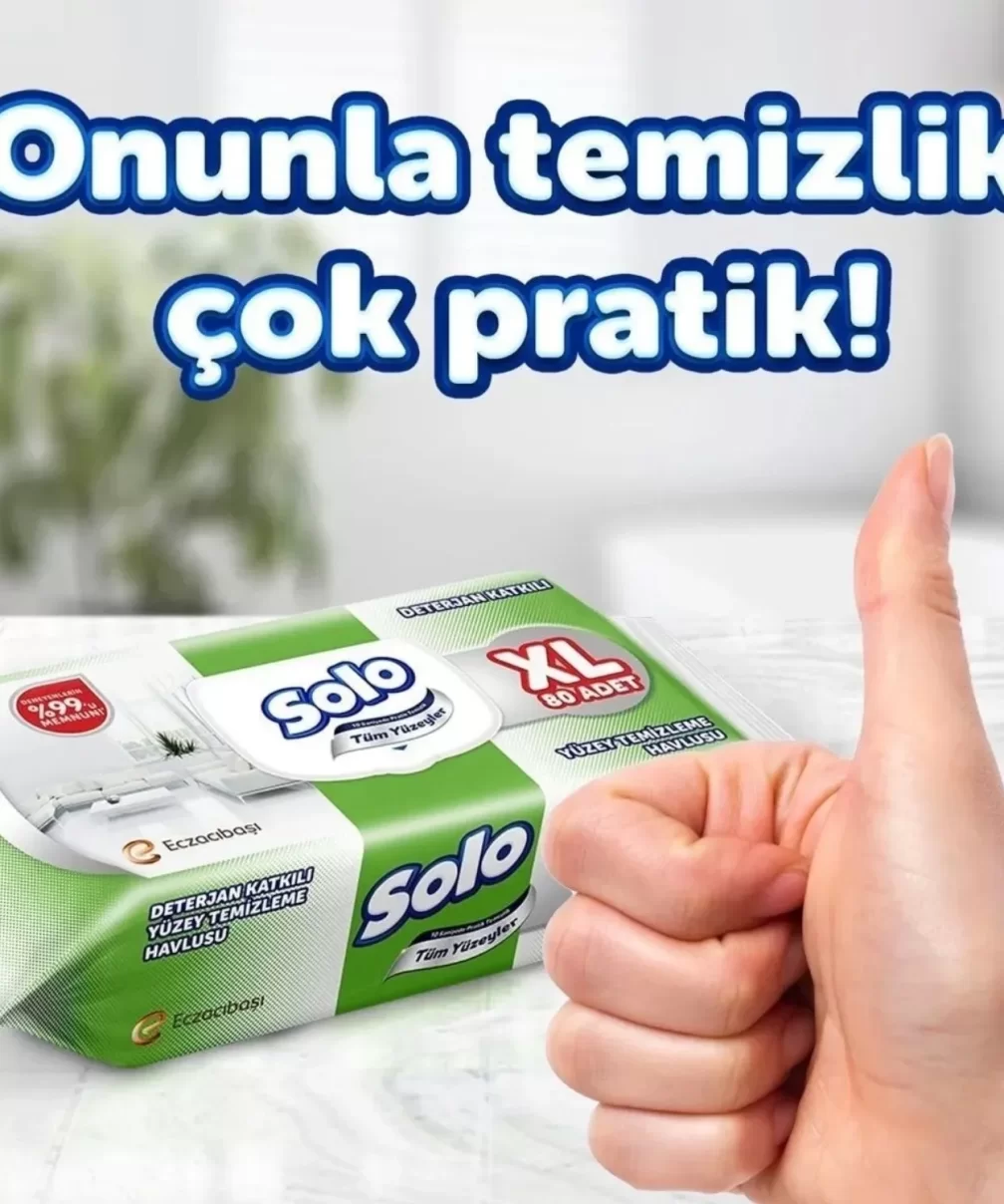 Solo Yüzey Temizleme Havlusu XL 80li