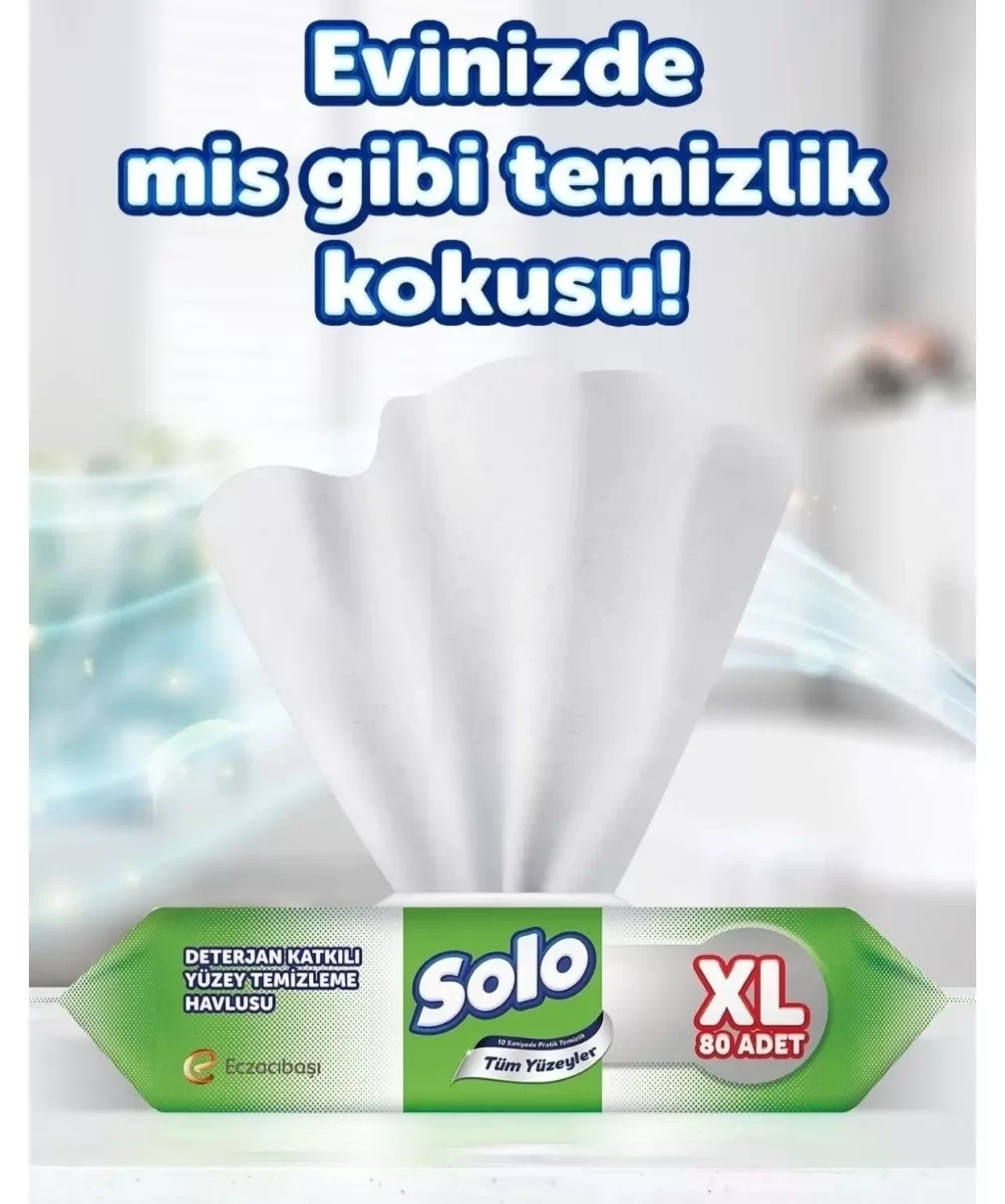 Solo Yüzey Temizleme Havlusu XL 80li