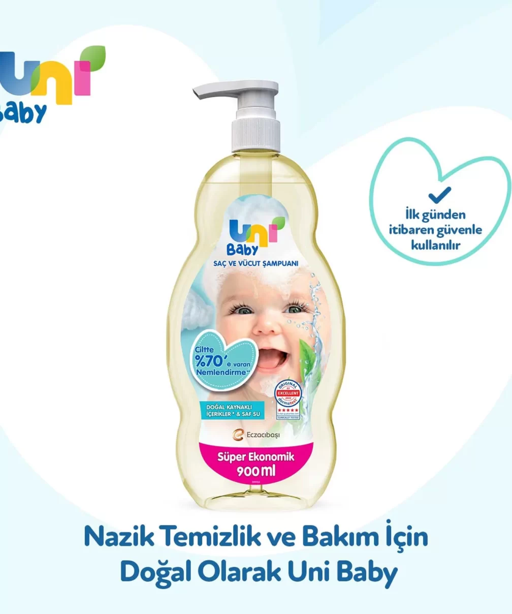 Uni Baby Bebek Şampuanı 900ml