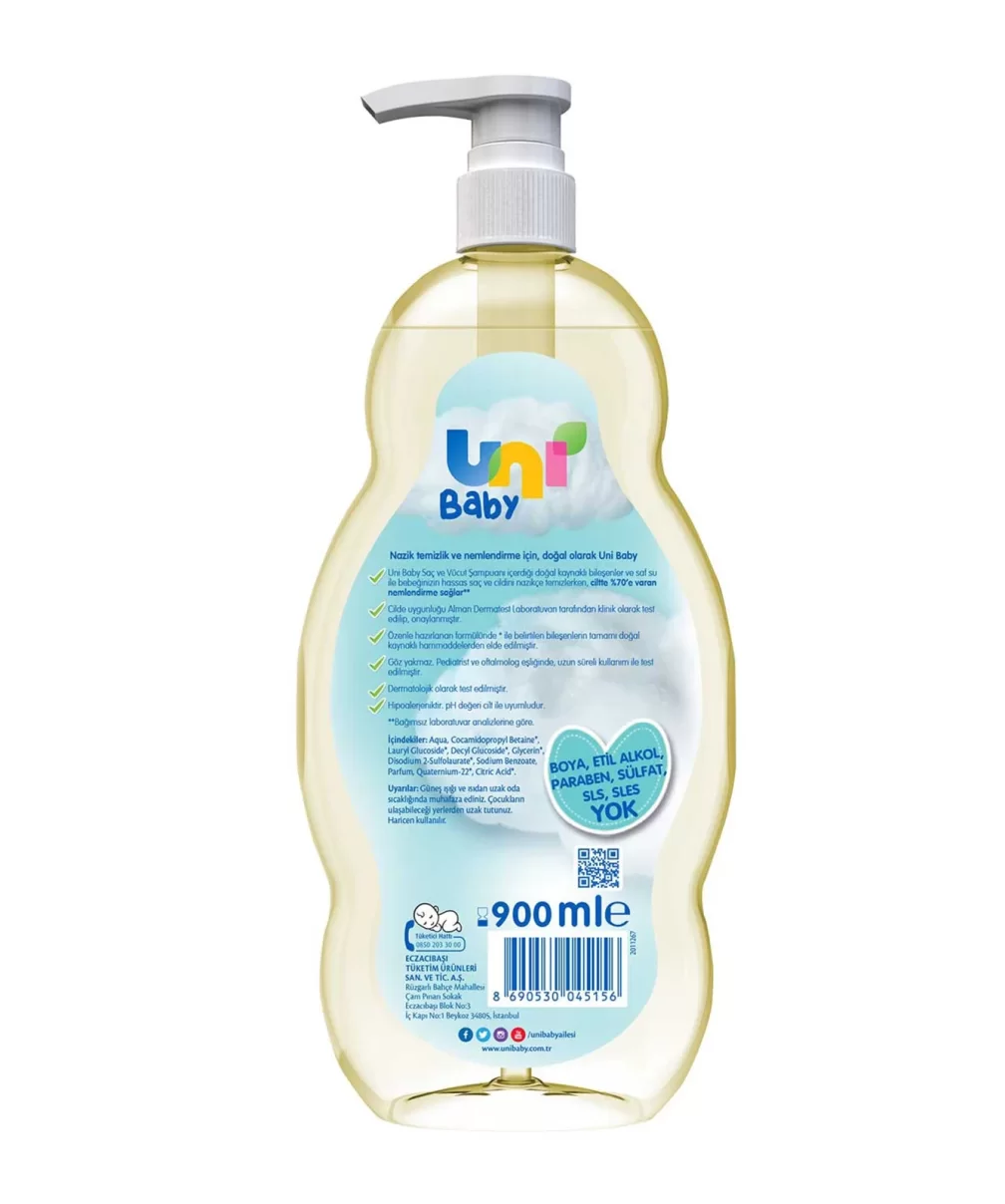 Uni Baby Bebek Şampuanı 900ml