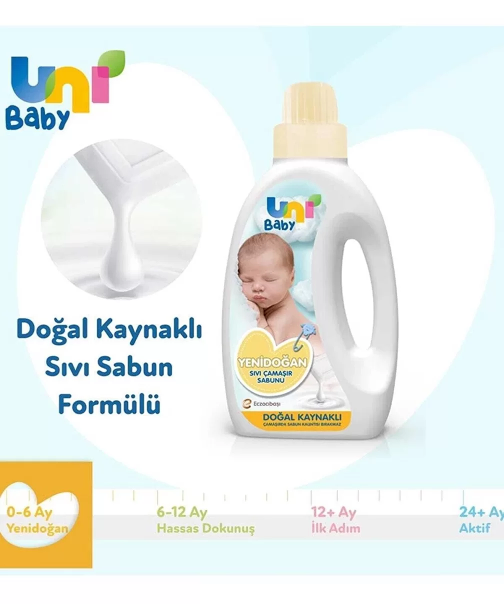 Uni Baby Yenidoğan Sıvı Çamaşır Sabunu 1500 ml