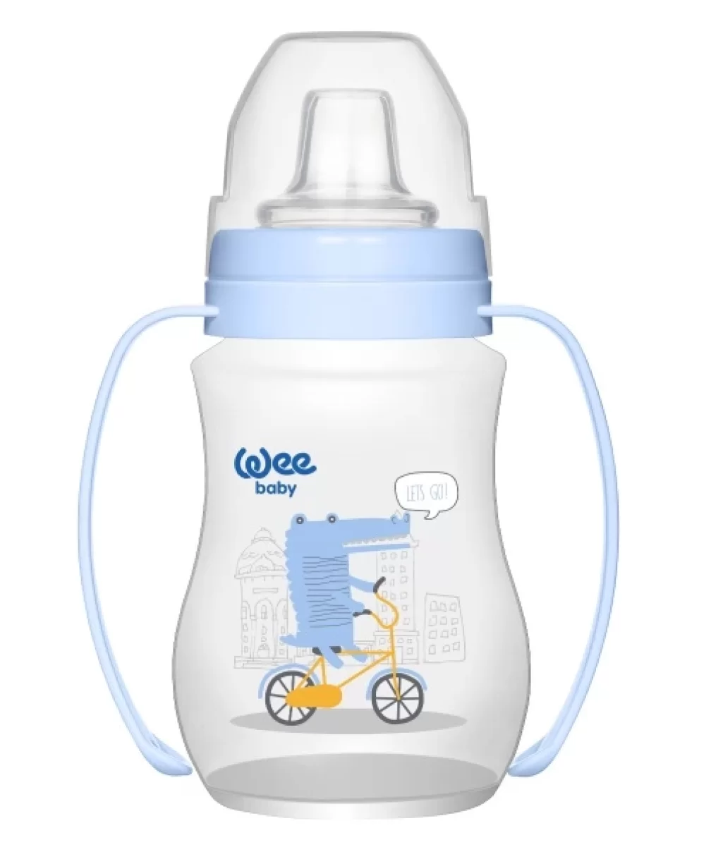 Wee Baby Akıtmaz Kulplu PP Antikolik Bardak 250ml 754