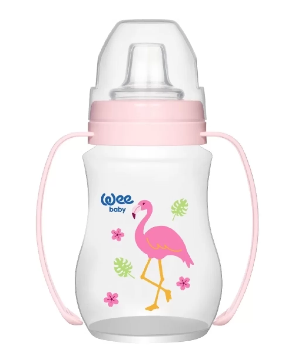 Wee Baby Akıtmaz Kulplu PP Antikolik Bardak 250ml 754