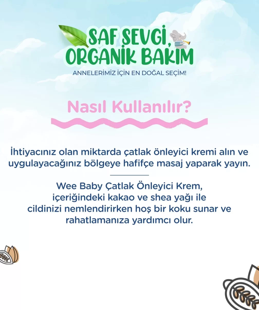 Wee Baby Çatlak Önleyici Krem 150 ml