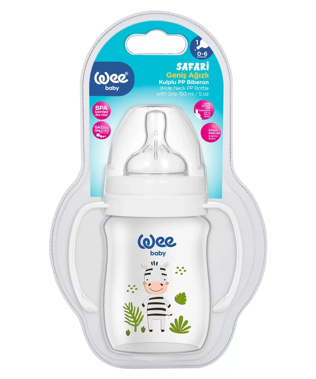 Wee Baby Safari Kulplu PP Biberon 150ml 483