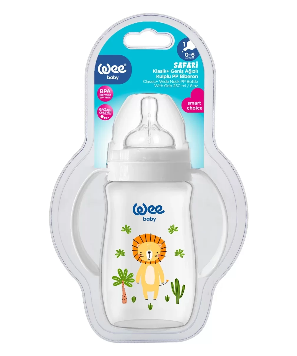 Wee Baby Safari Kulplu PP Biberon 250ml 484