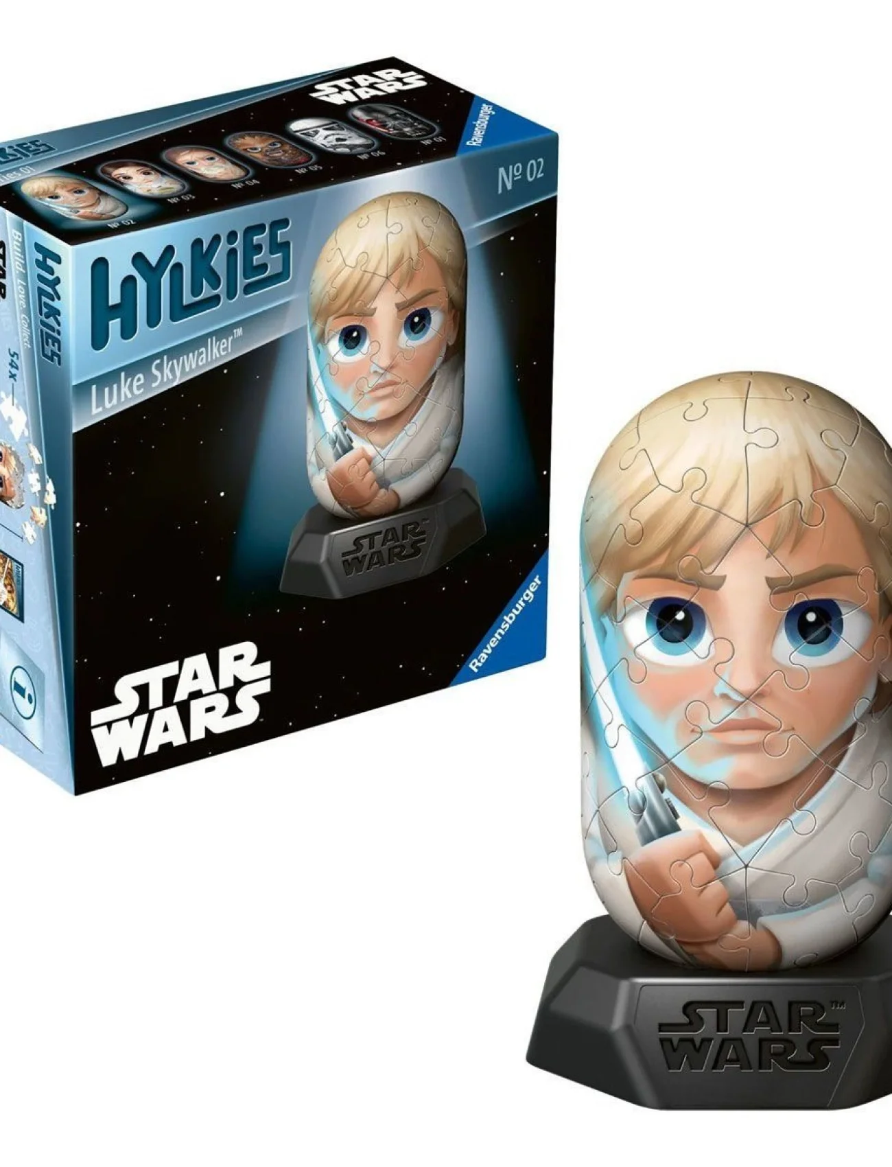 010135 Hylkies Star Wars - Luke Skywalker 54 parça Puzzle - No:02 - Ravensburger