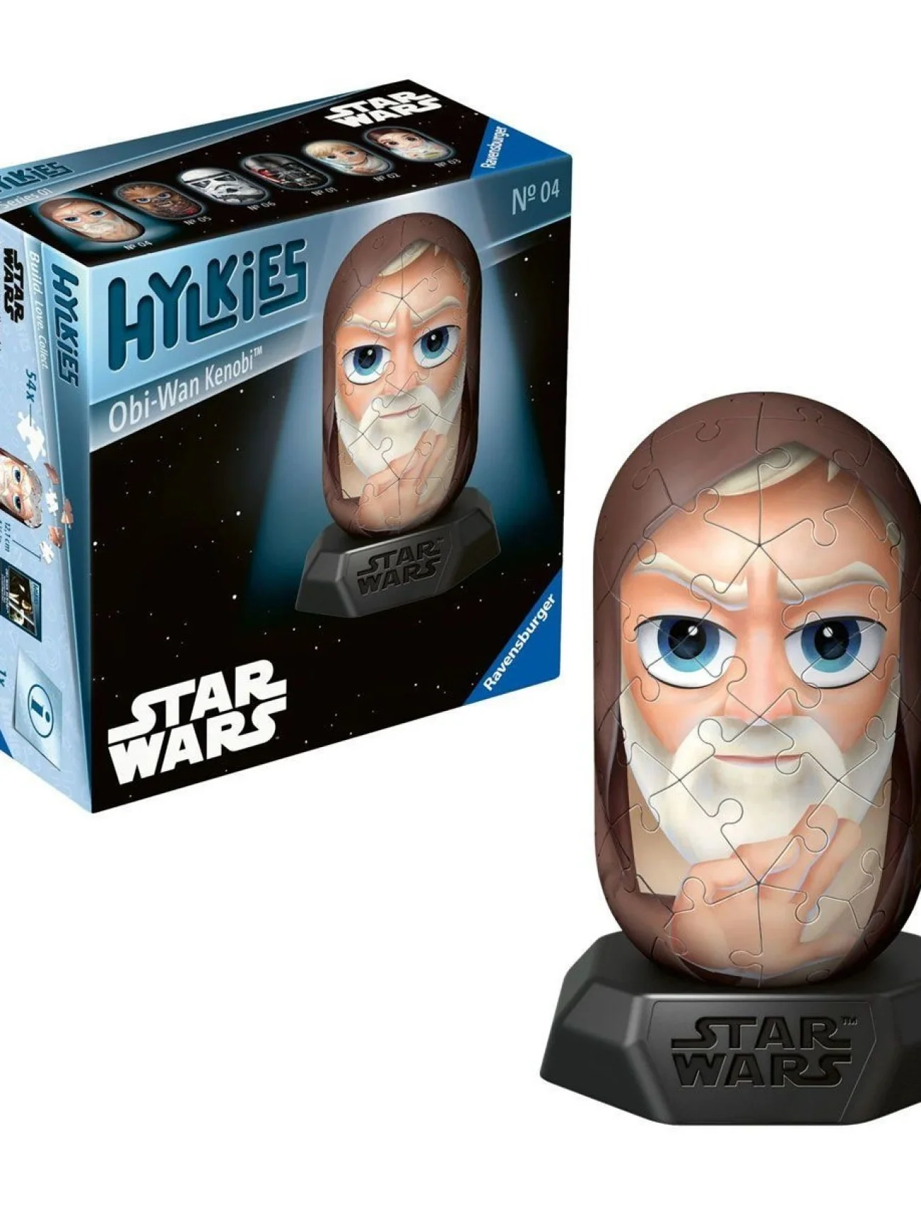 010159 Hylkies Star Wars - Obi Wan Kenobi 54 parça Puzzle - No:04 - Ravensburger